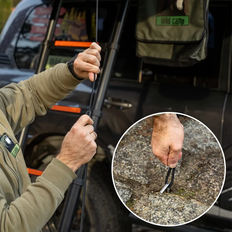 Taktelt Wild Camp Missisipi II 220 grønn │ Softshell - myk softcover - 5-6 personer – bilde 10