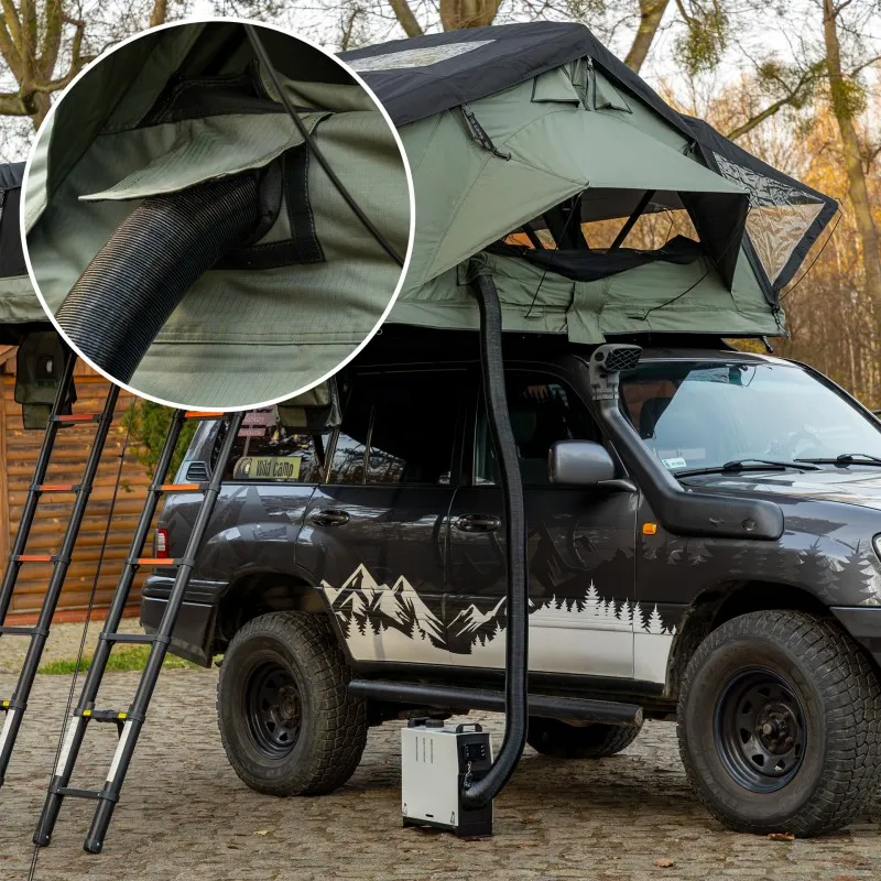Taktelt Wild Camp Missisipi II 220 grønn │ Softshell - myk softcover - 5-6 personer – bilde 14