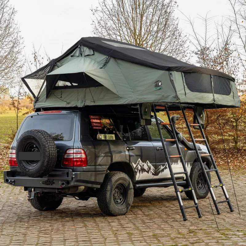 Taktelt Wild Camp Missisipi II 220 grønn │ Softshell - myk softcover - 5-6 personer – bilde 2