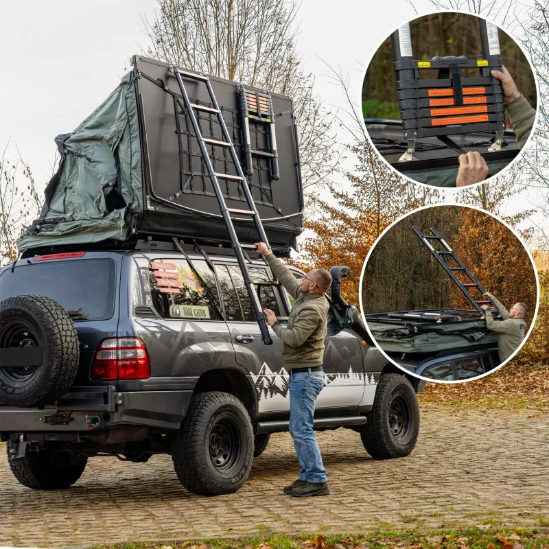 Taktelt Wild Camp Missisipi II 220 grønn │ Softshell - myk softcover - 5-6 personer – bilde 7