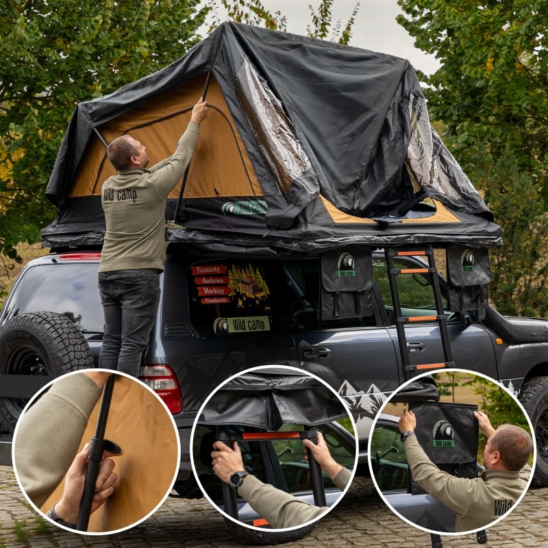 Taktelt Wild Camp Missouri 190 Slim Military DAY & NIGHT 2.0 │ Hybrid softcover - 4-5 personer – bilde 10