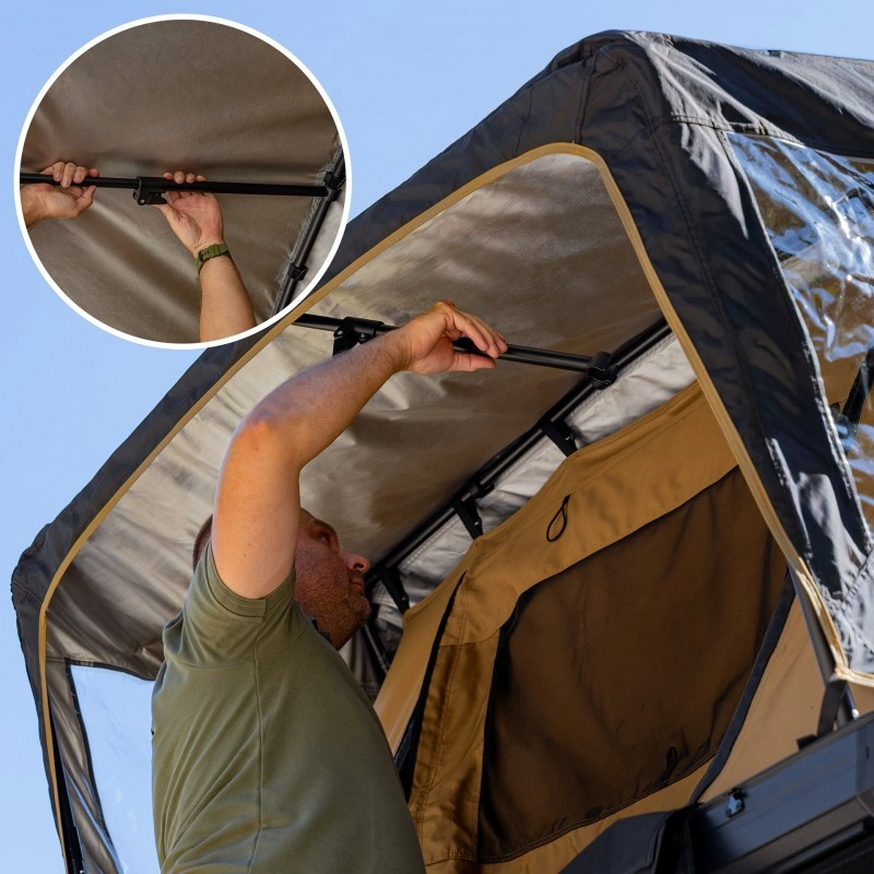 Taktelt Wild Camp Nevada 180 Military DAY & NIGHT 2.0 │ Hardshell - Hardtop - 4-5 personer – bilde 12