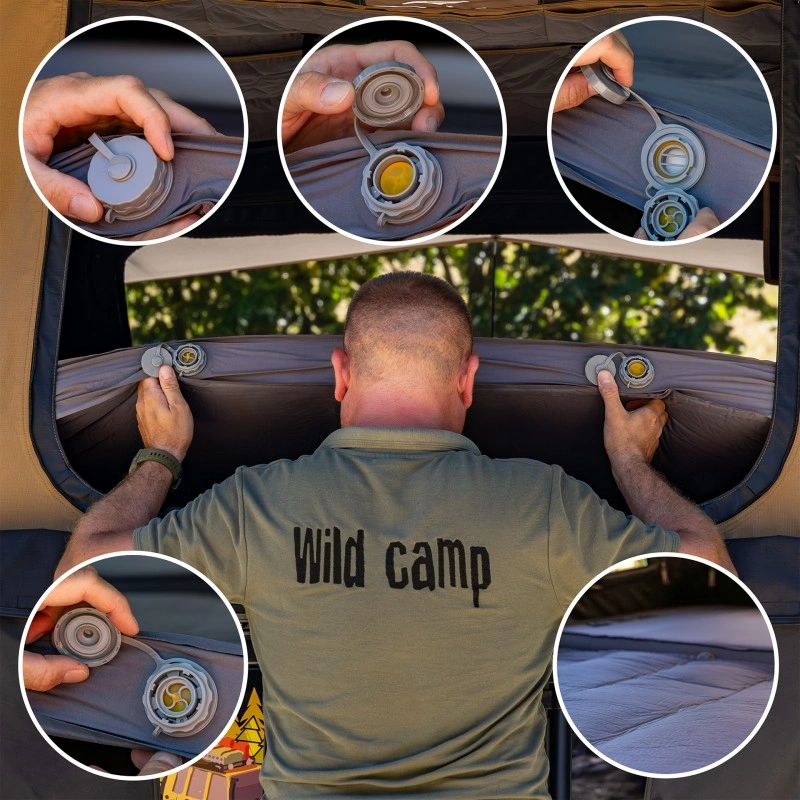 Taktelt Wild Camp Nevada 180 Military DAY & NIGHT 2.0 │ Hardshell - Hardtop - 4-5 personer – bilde 19