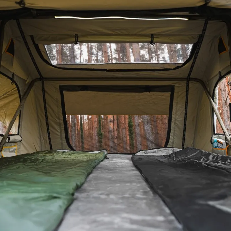 Taktelt Wild Camp Ohio 140 grønn │ Softshell - myk softcover - 2-3 personer – bilde 4