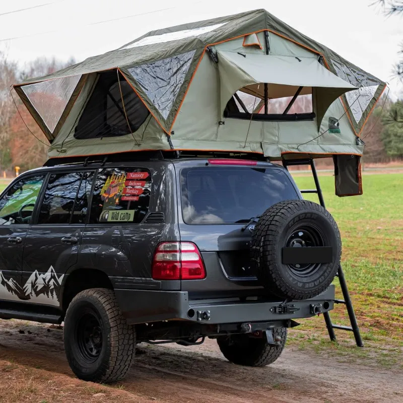 Taktelt Wild Camp Ohio 140 grønn │ Softshell - myk softcover - 2-3 personer – bilde 9