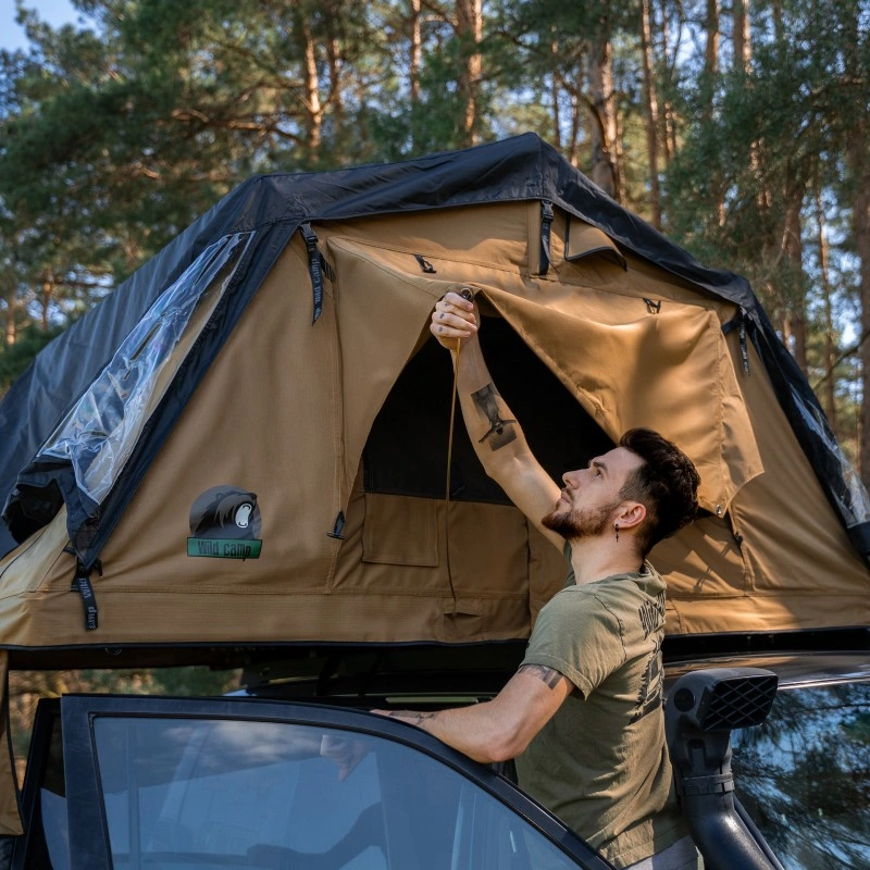 Taktelt Wild Camp Ohio 140 Military │ Softshell - myk softcover - 2-3 personer – bilde 14