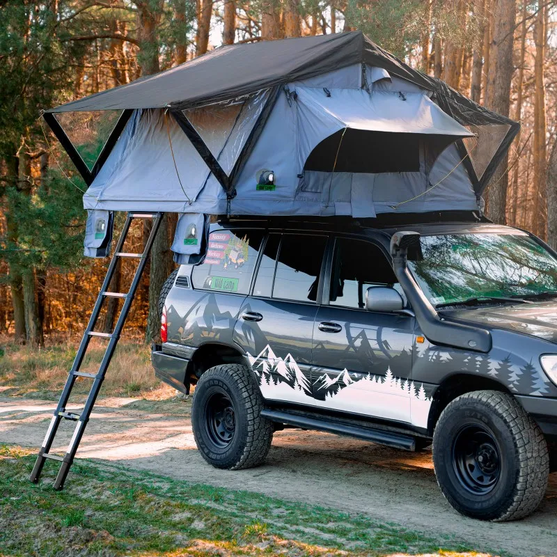 Taktelt Wild Camp Ohio 160 grå │ Softshell - myk softcover - 3-4 personer