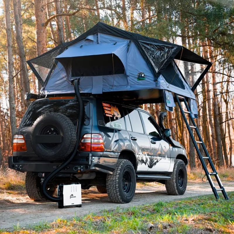 Taktelt Wild Camp Ohio 160 grå │ Softshell - myk softcover - 3-4 personer – bilde 11