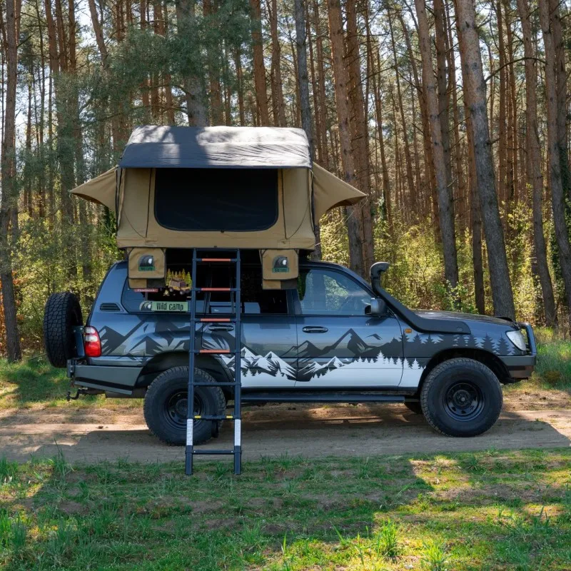 Taktelt Wild Camp Ohio 160 Military │ Softshell - myk softcover - 3-4 personer – bilde 10