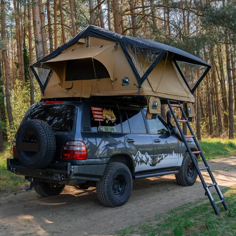 Taktelt Wild Camp Ohio 160 Military │ Softshell - myk softcover - 3-4 personer – bilde 7