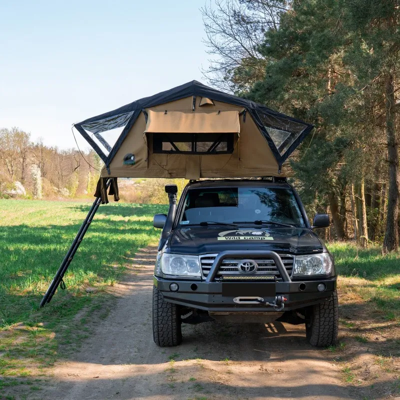 Taktelt Wild Camp Ohio 160 Military │ Softshell - myk softcover - 3-4 personer – bilde 9