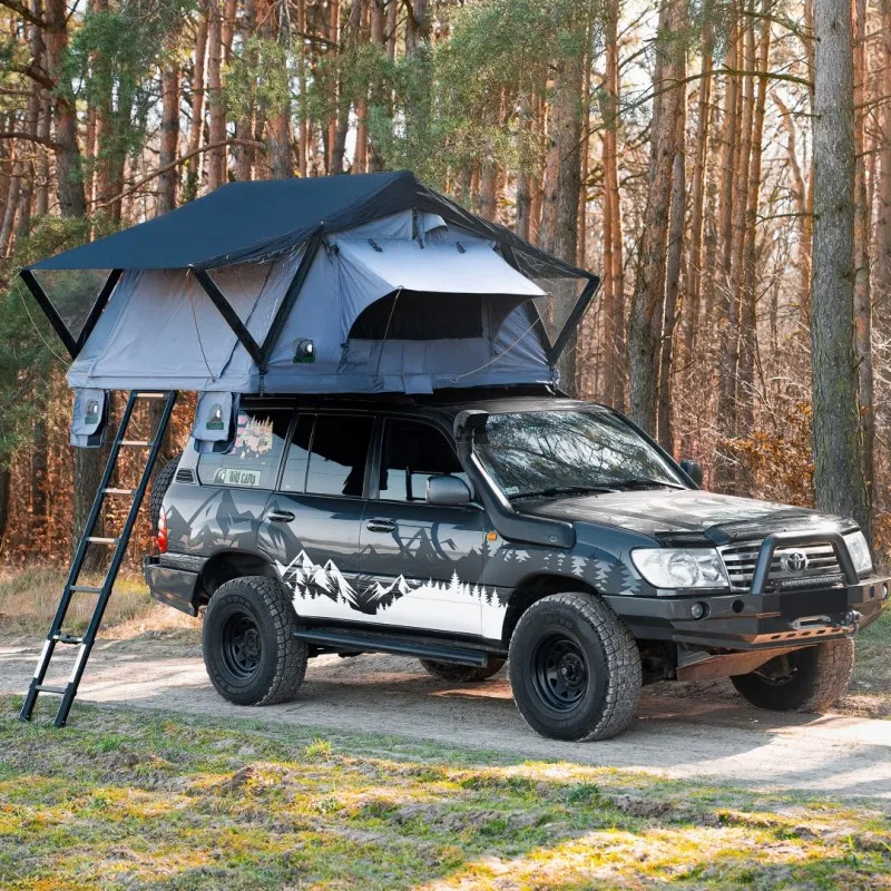Taktelt Wild Camp Ohio 180 grå │ Softshell - myk softcover - 4-5 personer – bilde 2