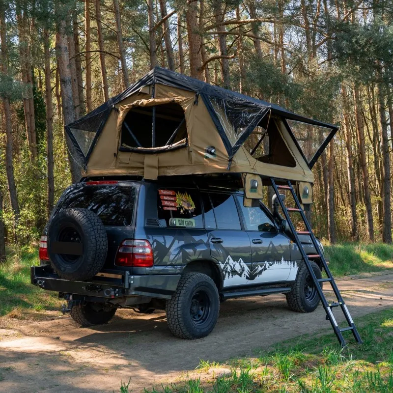 Taktelt Wild Camp Ohio 180 Military │ Softshell - myk softcover - 4-5 personer – bilde 2