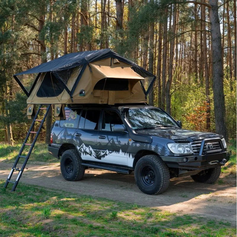 Taktelt Wild Camp Ohio 180 Military │ Softshell - myk softcover - 4-5 personer – bilde 8
