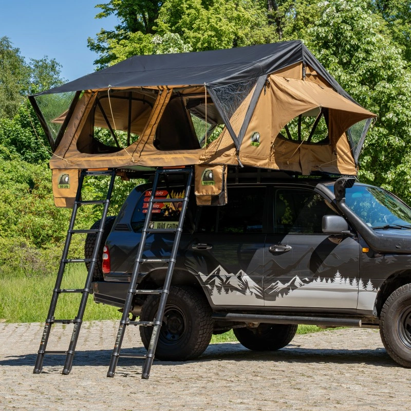 Taktelt Wild Camp Ohio 220 Military │ Softshell - myk softcover - 5-6 personer