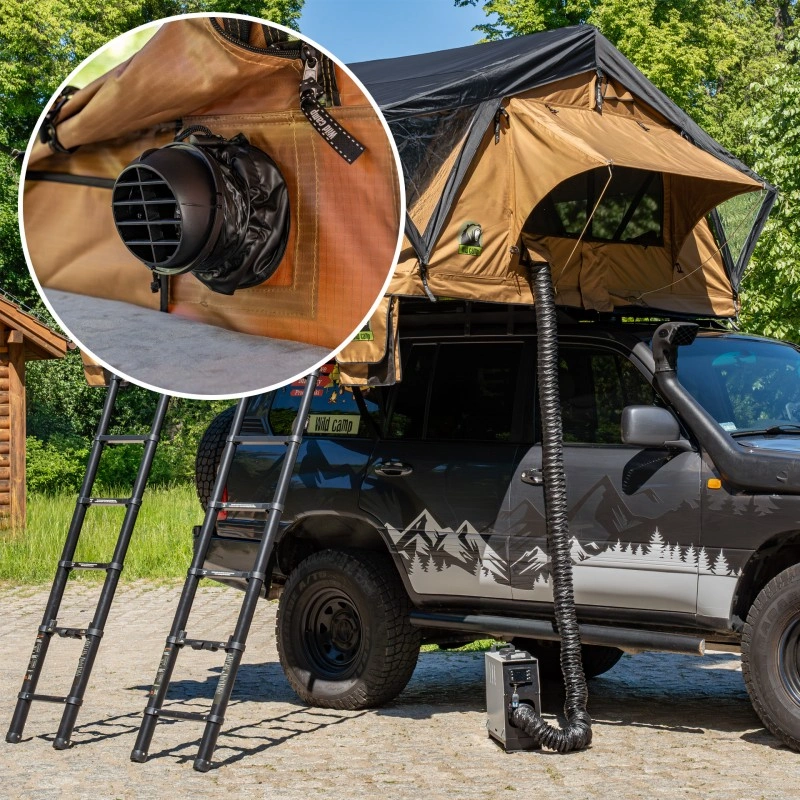 Taktelt Wild Camp Ohio 220 Military │ Softshell - myk softcover - 5-6 personer – bilde 11