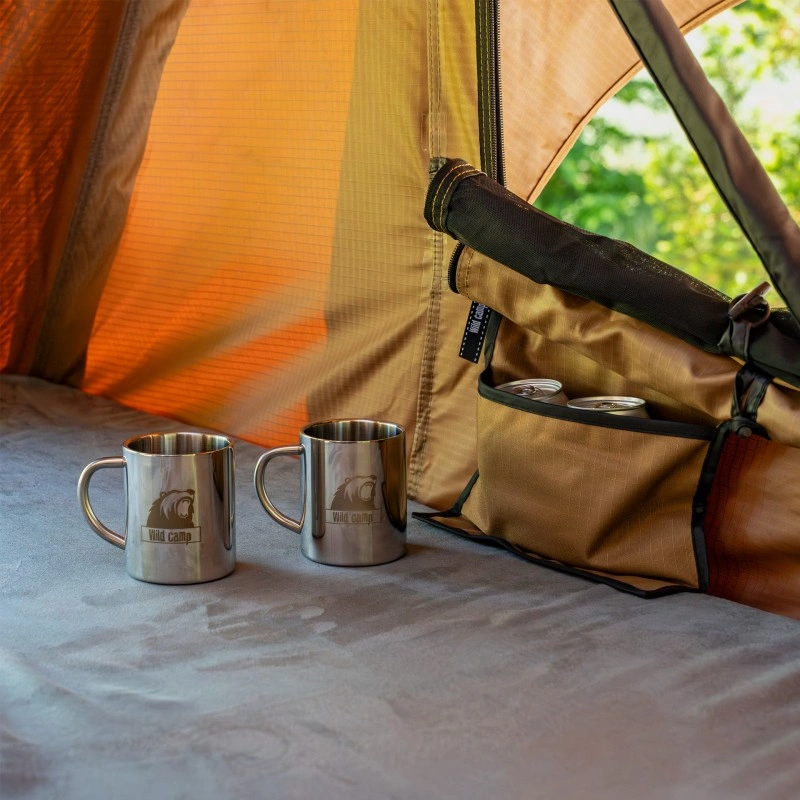 Taktelt Wild Camp Ohio 220 Military │ Softshell - myk softcover - 5-6 personer – bilde 14