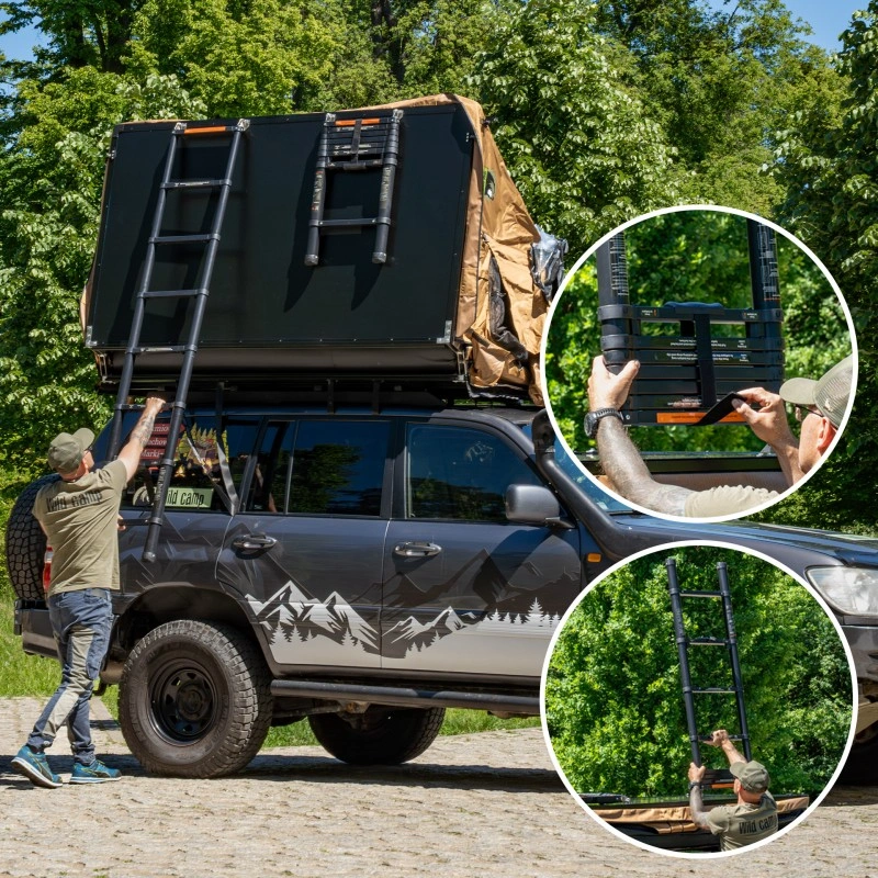 Taktelt Wild Camp Ohio 220 Military │ Softshell - myk softcover - 5-6 personer – bilde 6