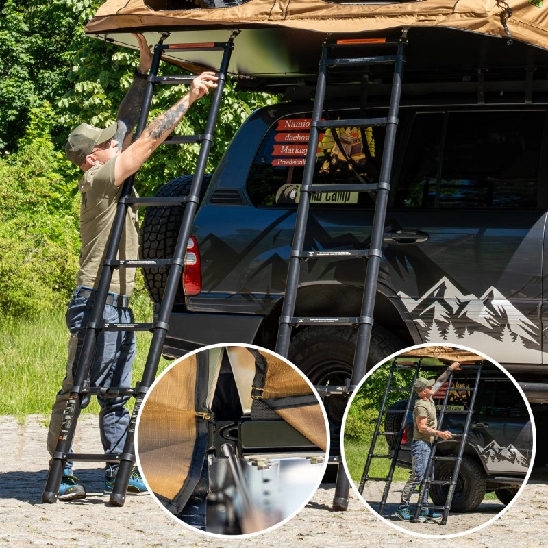 Taktelt Wild Camp Ohio 220 Military │ Softshell - myk softcover - 5-6 personer – bilde 7