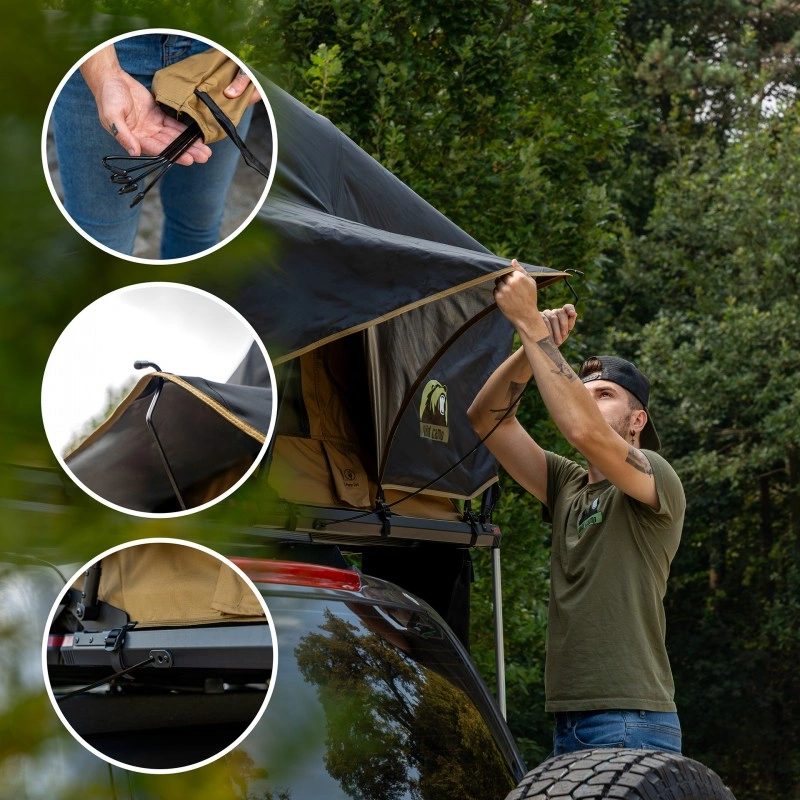 Taktelt Wild Camp Teennesse 160 Military DAY & NIGHT 2.0 │ Softshell - Myk softcover - 3-4 personer – bilde 10
