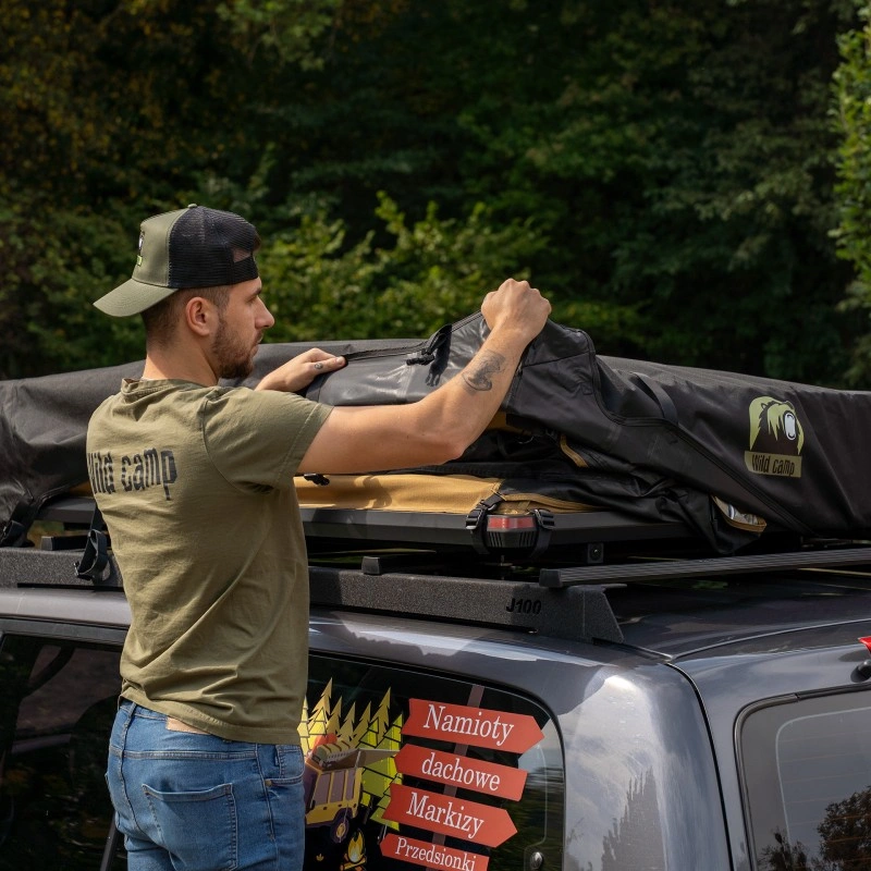 Taktelt Wild Camp Teennesse 160 Military DAY & NIGHT 2.0 │ Softshell - Myk softcover - 3-4 personer – bilde 7