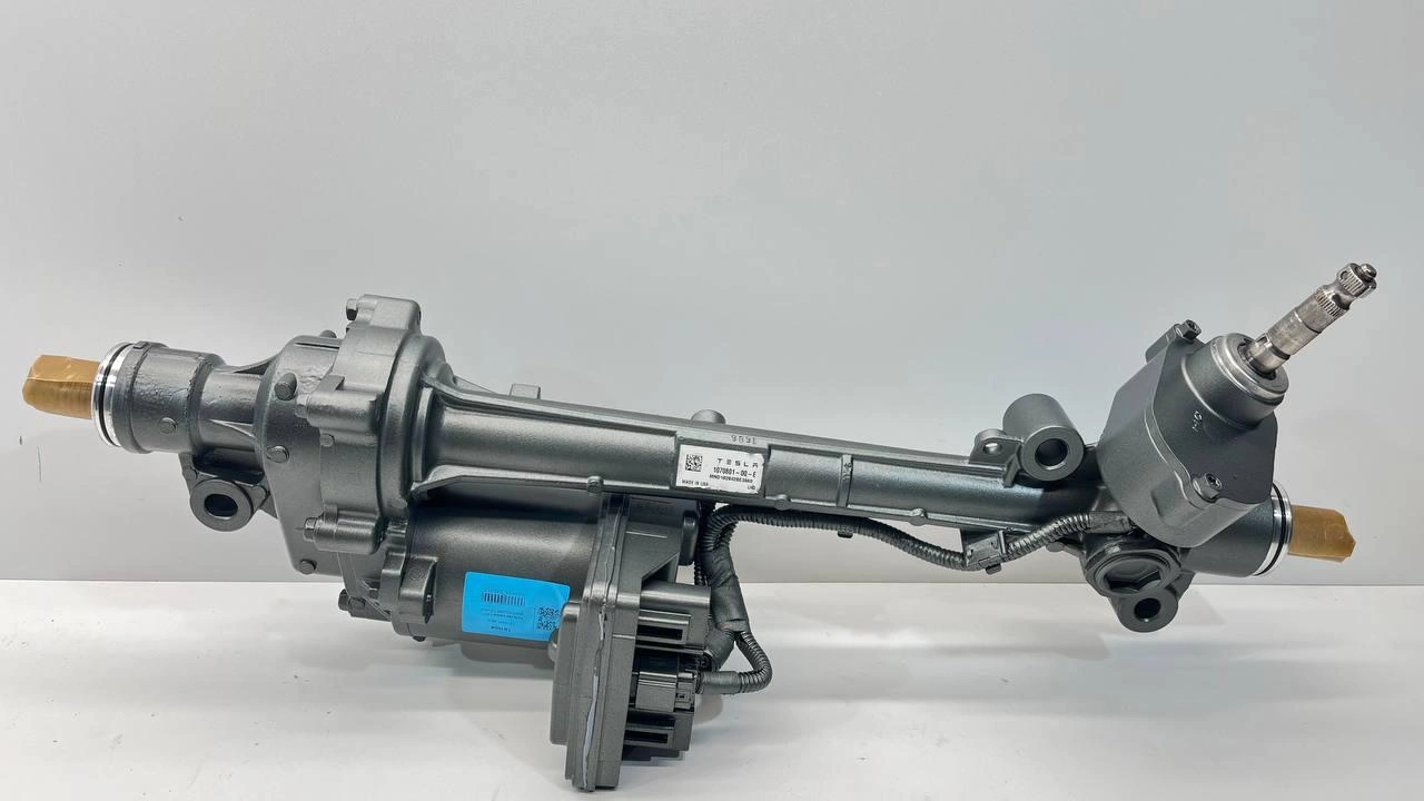 Tannstang Tesla Model S / X 2015 - 2021 │ Genuine® - Ny overhalt  - Elektrisk styreenhet / styresnekke (steering gear assembly) – bilde 3
