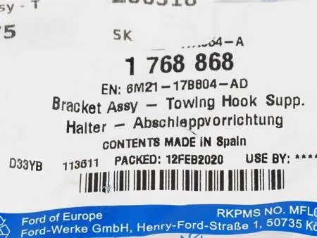 Taukrok Ford │ Genuine® Towing Hook Ear Screws – bilde 3