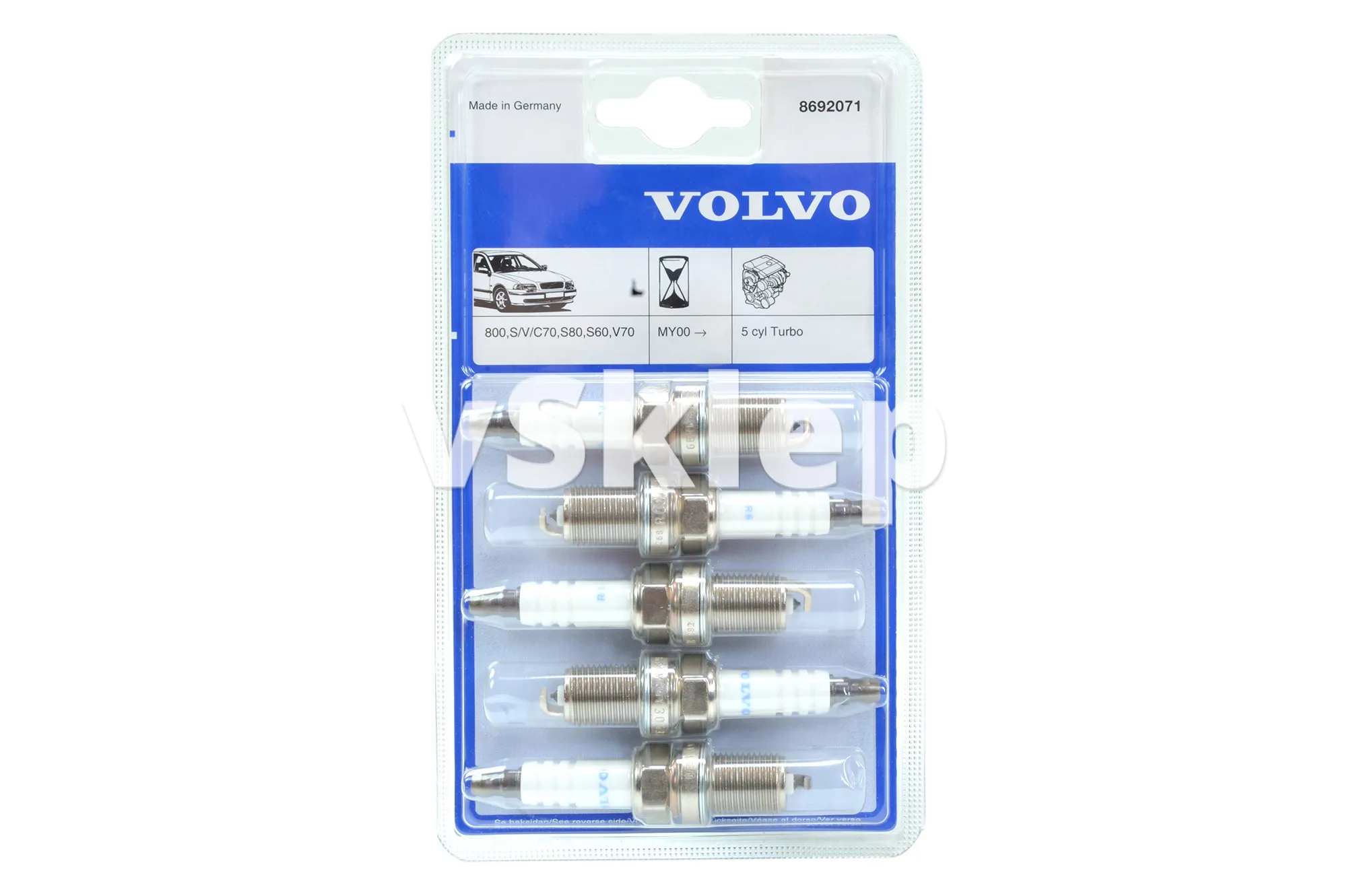 Tennplugger Volvo Genuine® 850/S70/V70/C70 1994-2005 │ 2.3/2.4 5-syl turbo (8692071)