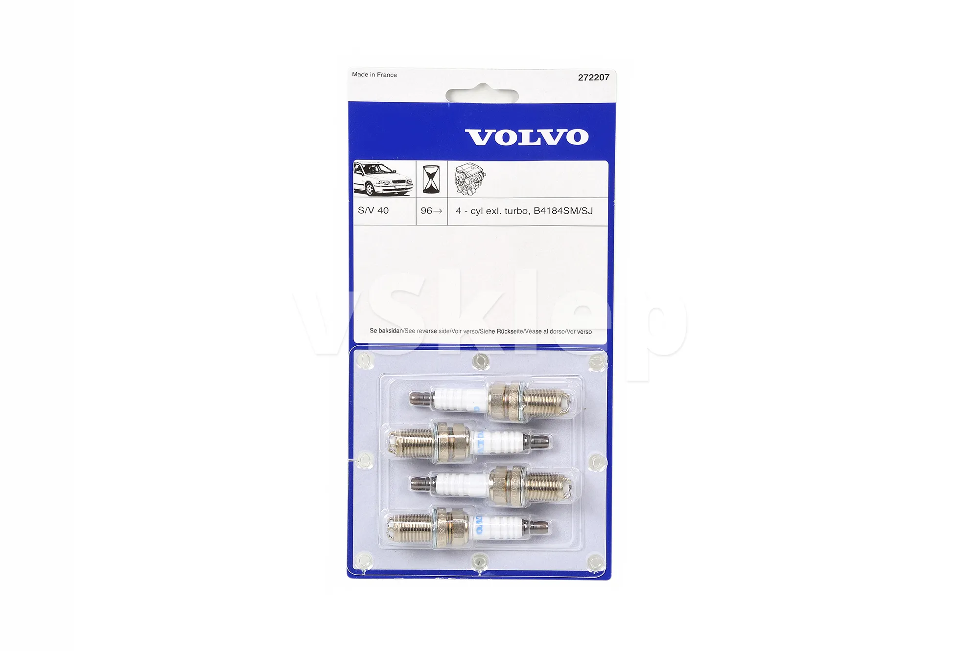 Tennplugger Volvo Genuine® S40/V40 1996-2004 │ 1.6/1.8/2.0 uten turbo (272207)