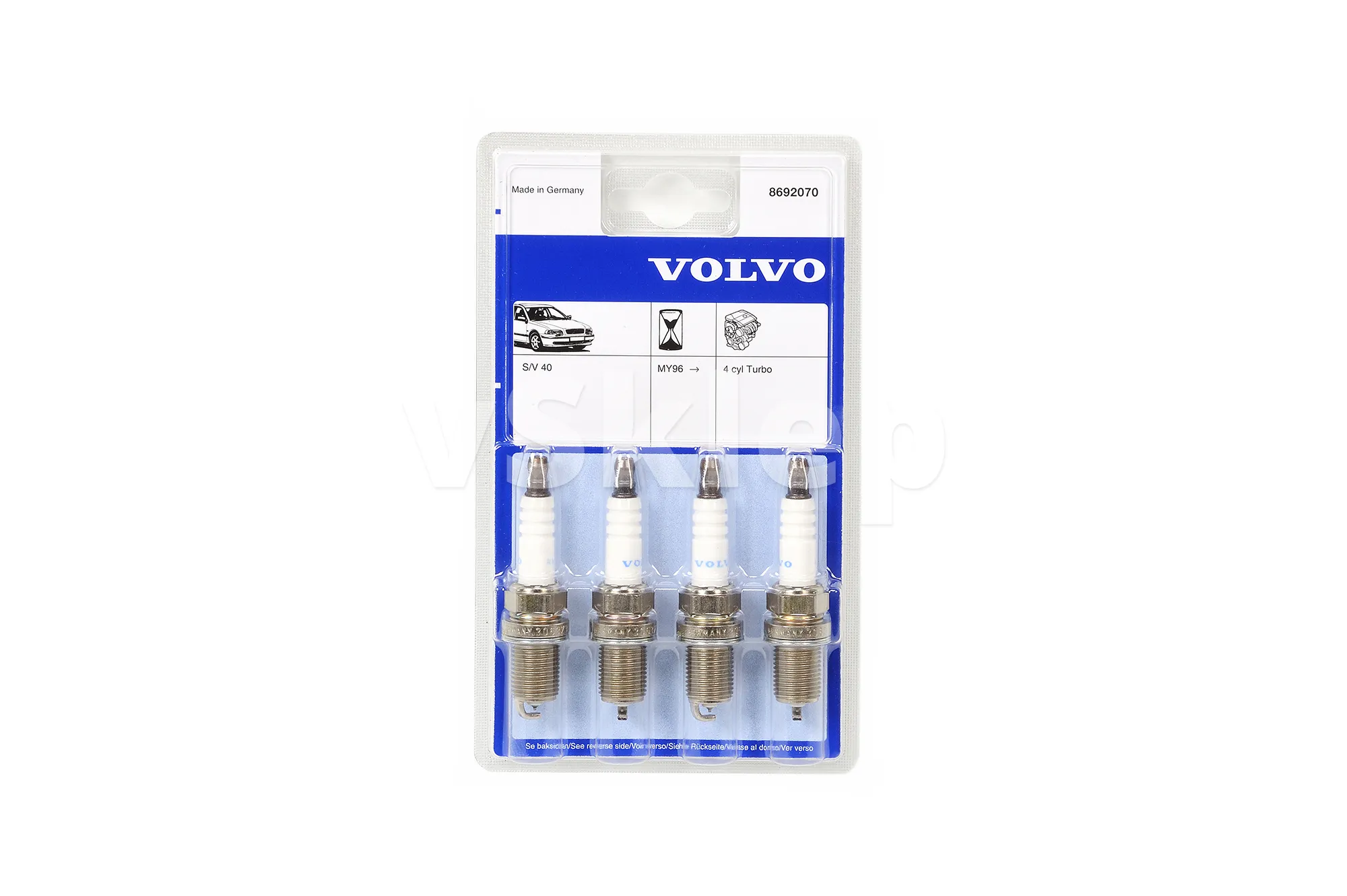 Tennplugger Volvo Genuine® S40/V40 1998-2004 │ Turbo B4194T/B4204T (8692070)