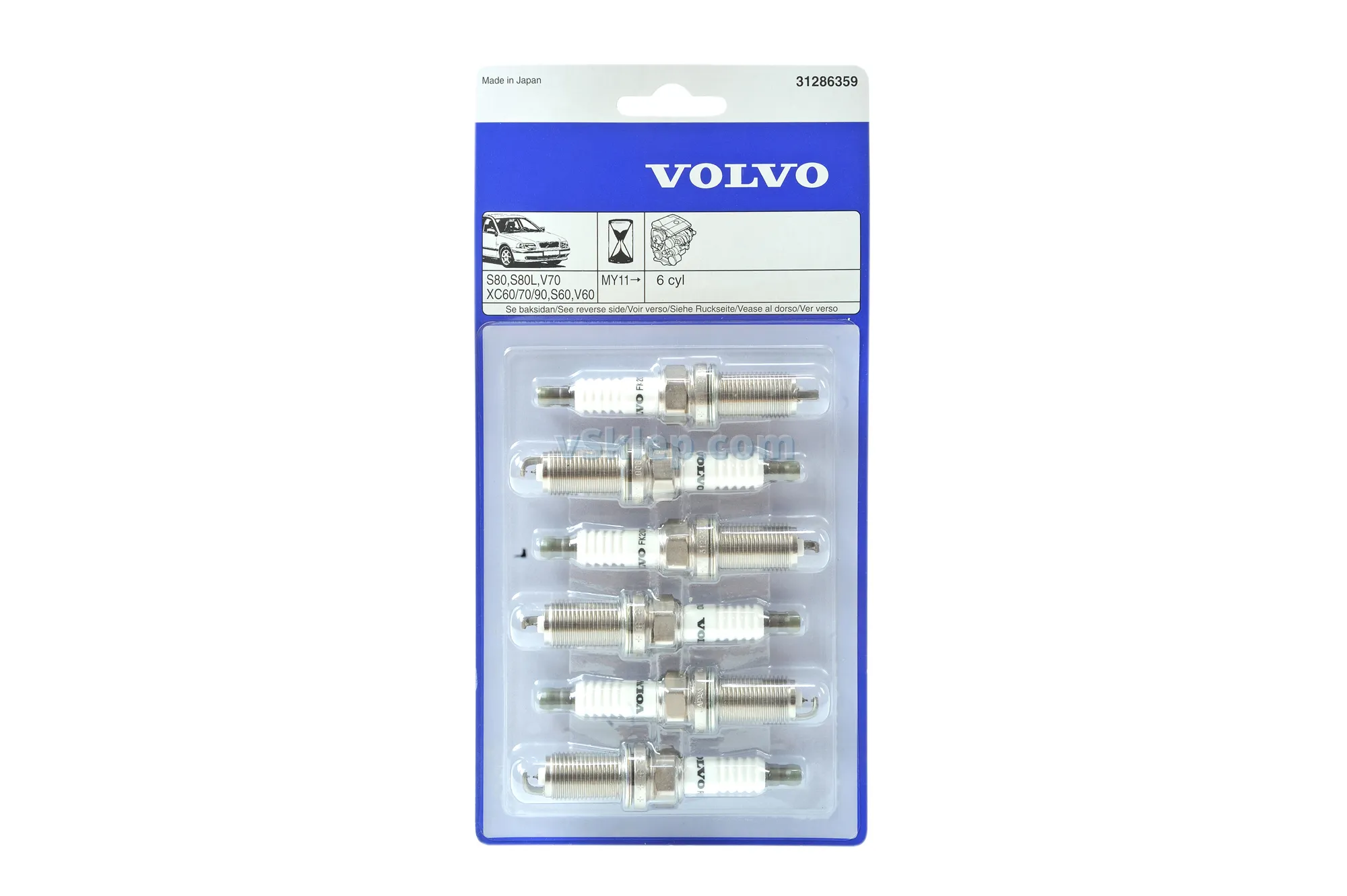 Tennplugger Volvo Genuine® S60/S80/V60/V70/XC60/XC70/XC90 2007-2016 │ 3.0/3.2 6-syl (31286359)