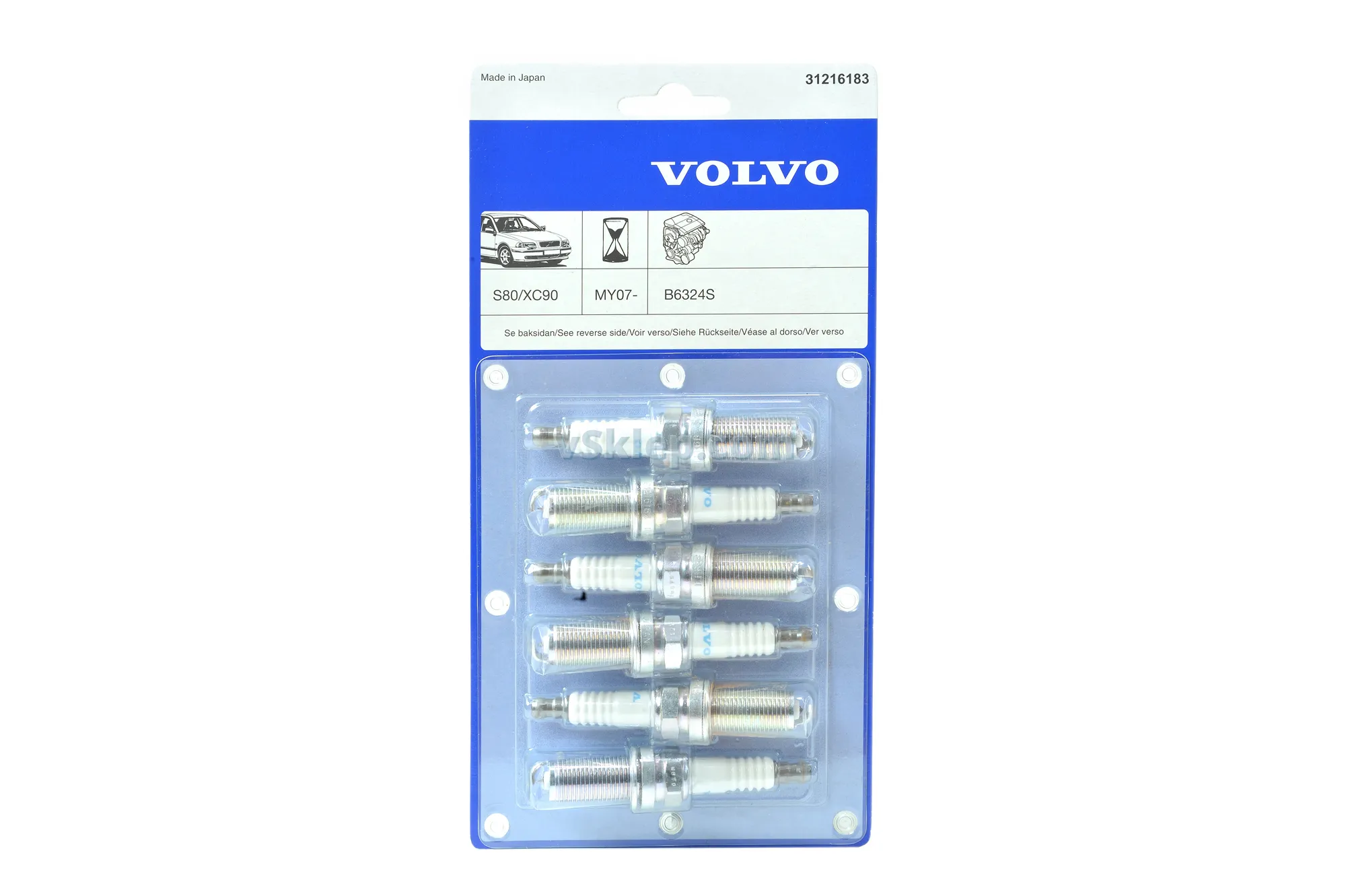 Tennplugger Volvo Genuine® S80/V70/XC60/XC70/XC90 2007-2014 │ 3.2 B6324S (31216183)