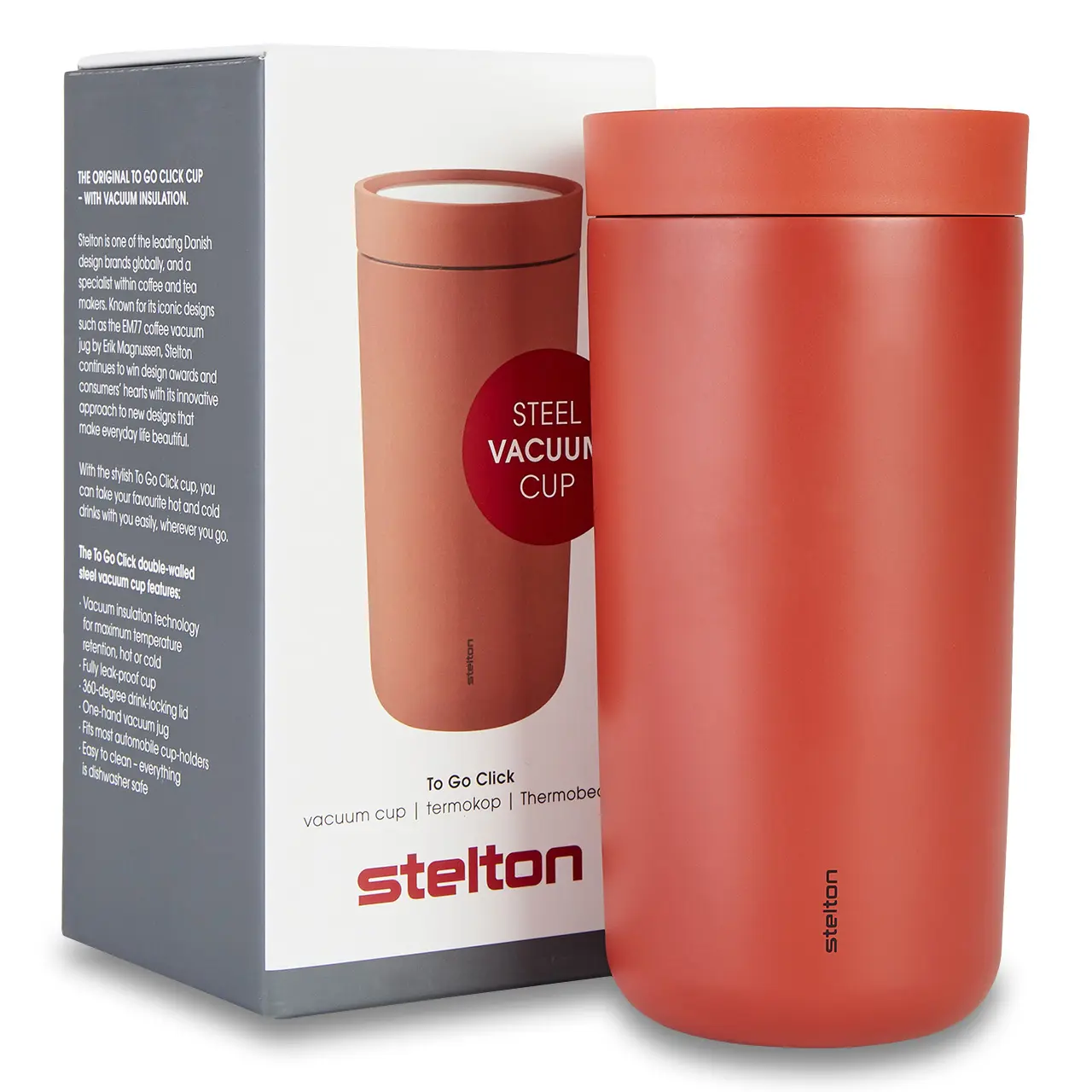 Termokopp Volvo Stelton Red Edition - 400 ml – bilde 3