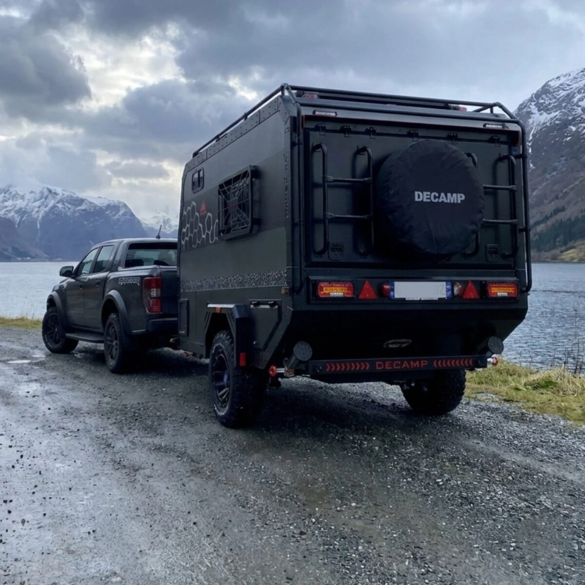Terrengtilhenger Decamp Cross X3 │ offroad campinghenger med pop-up tak - 6 personer – bilde 10