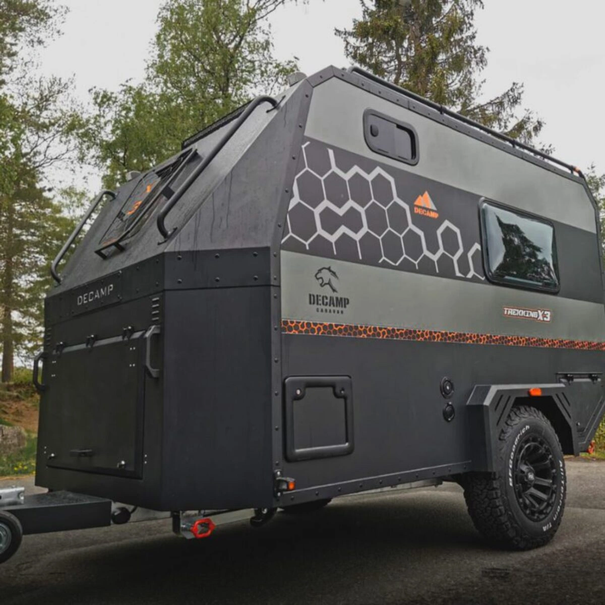 Terrengtilhenger Decamp Cross X3 │ offroad campinghenger med pop-up tak - 6 personer – bilde 29