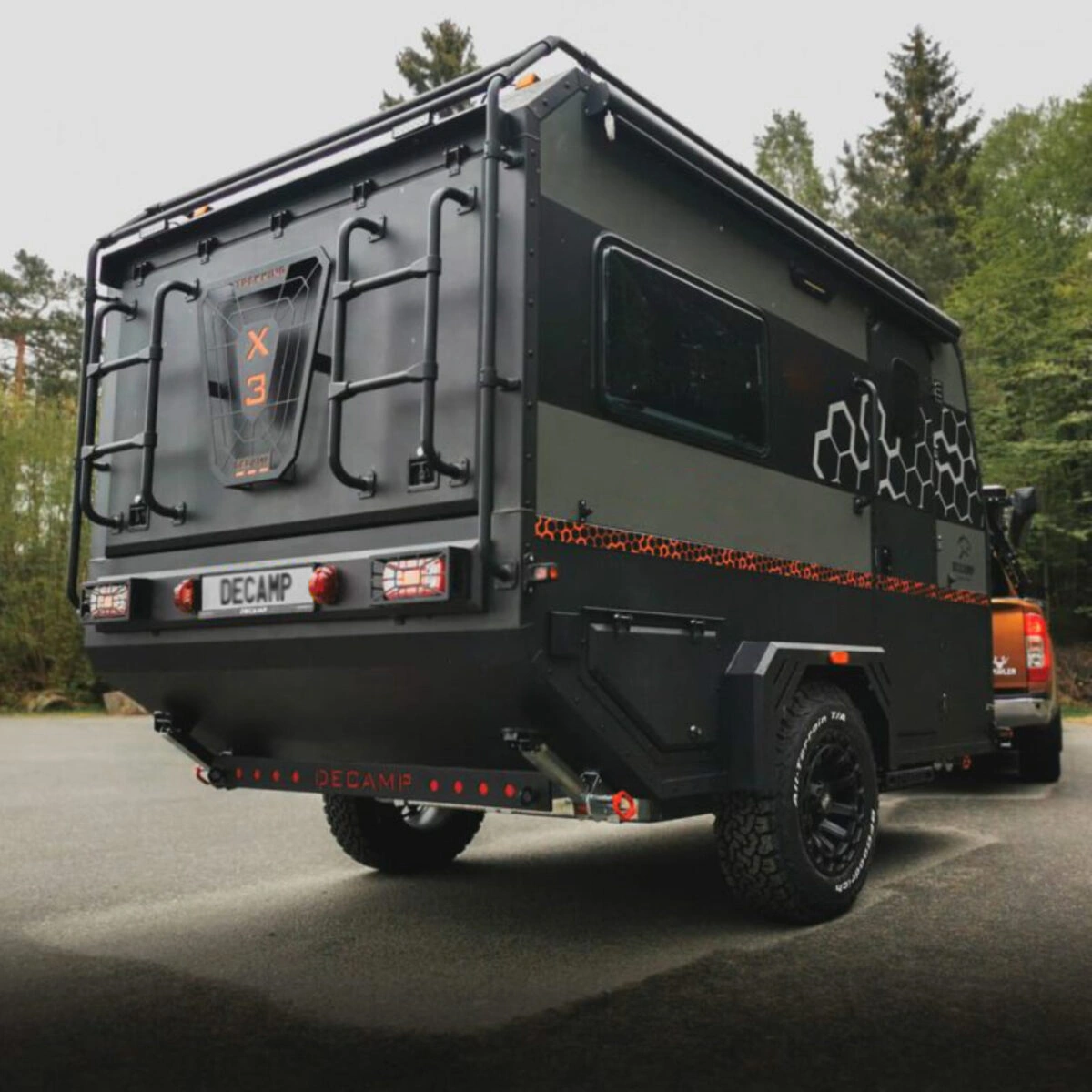 Terrengtilhenger Decamp Cross X3 │ offroad campinghenger med pop-up tak - 6 personer – bilde 30