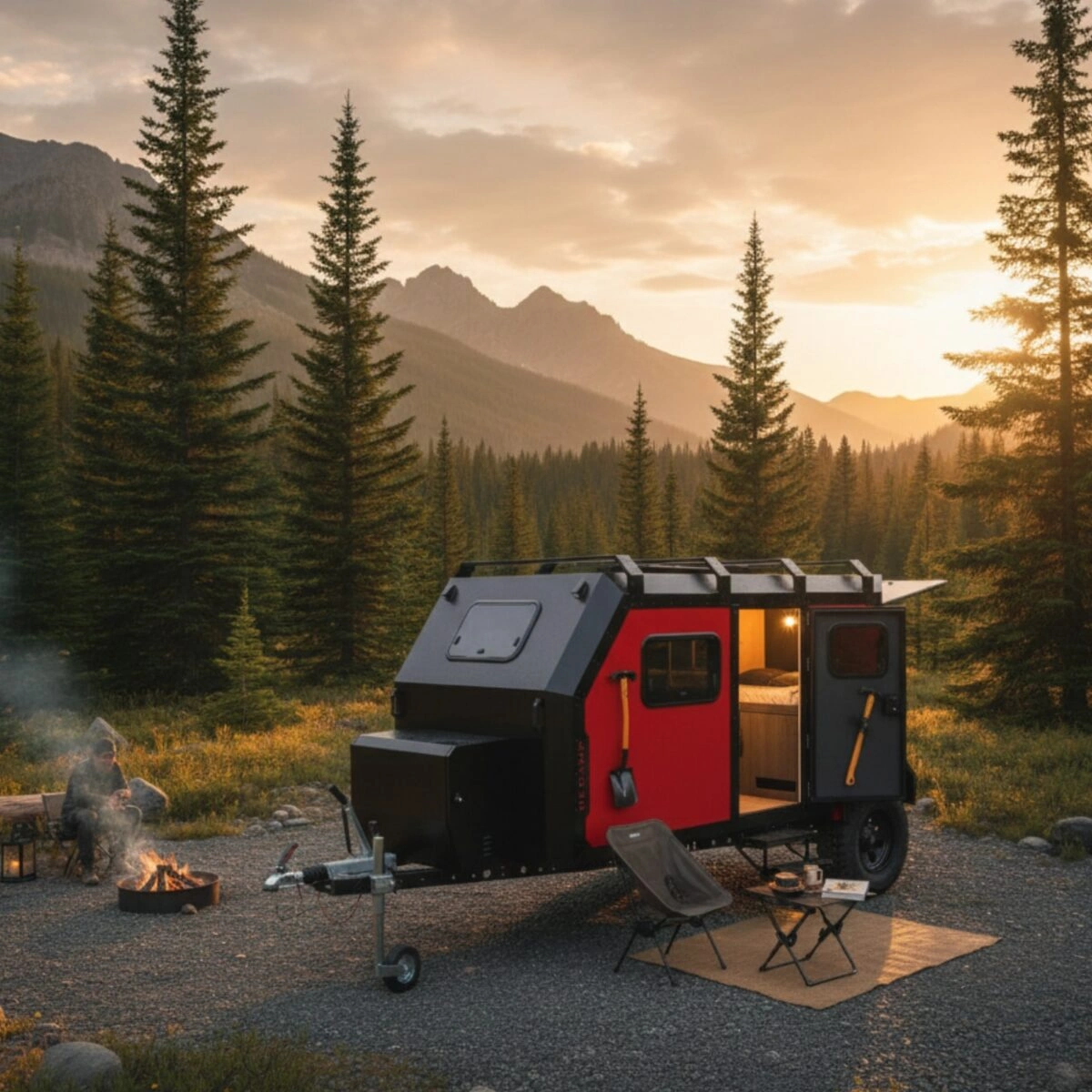 Terrengtilhenger Decamp Cross XS Cargo │ lett offroad lastetilhenger - 750 kg / 1350 kg – bilde 10