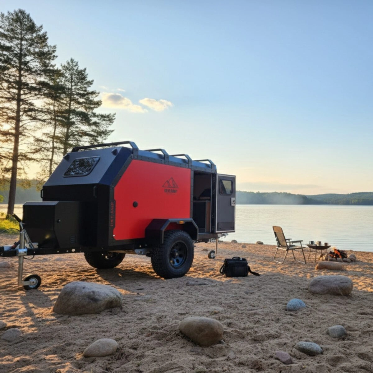 Terrengtilhenger Decamp Cross XS Cargo │ lett offroad lastetilhenger - 750 kg / 1350 kg – bilde 13