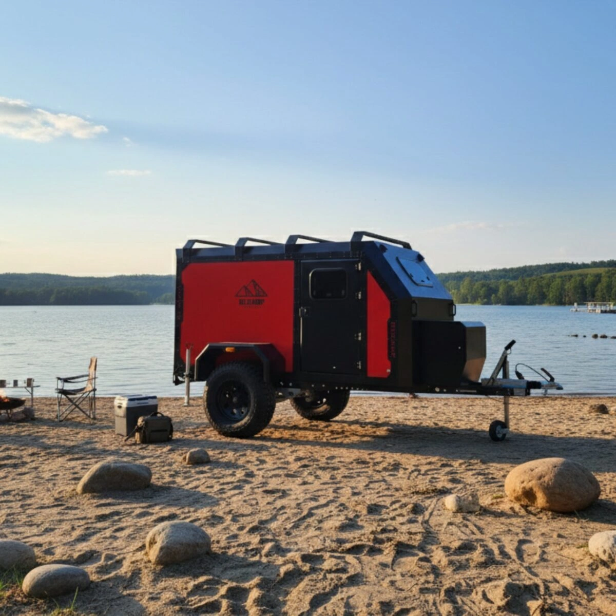 Terrengtilhenger Decamp Cross XS Cargo │ lett offroad lastetilhenger - 750 kg / 1350 kg – bilde 17