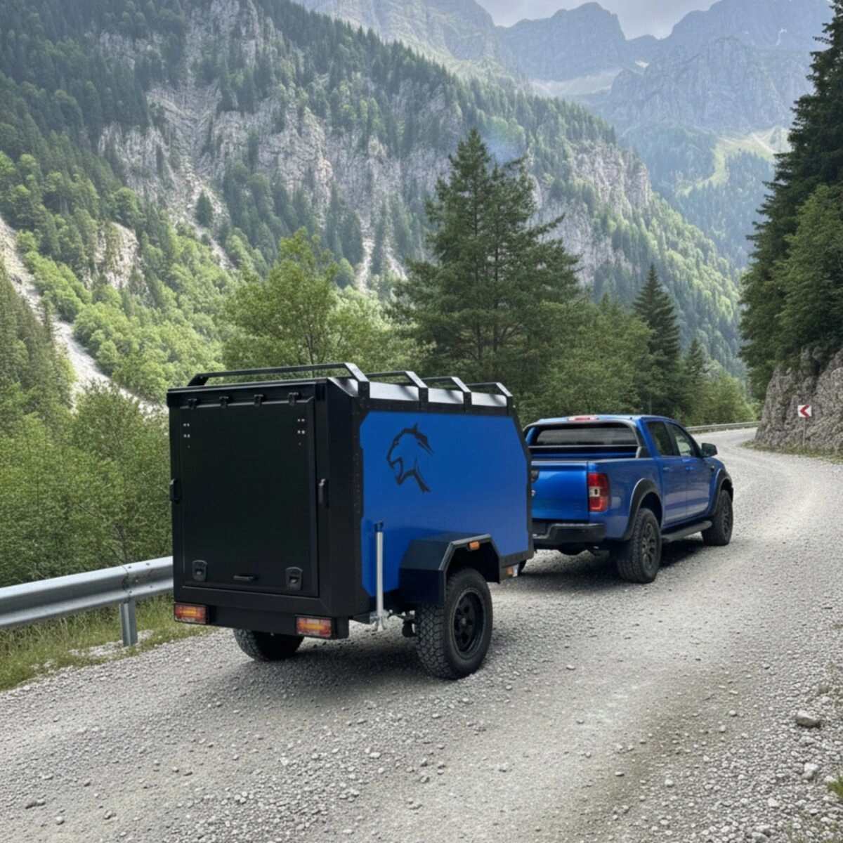 Terrengtilhenger Decamp Cross XS Cargo │ lett offroad lastetilhenger - 750 kg / 1350 kg – bilde 7