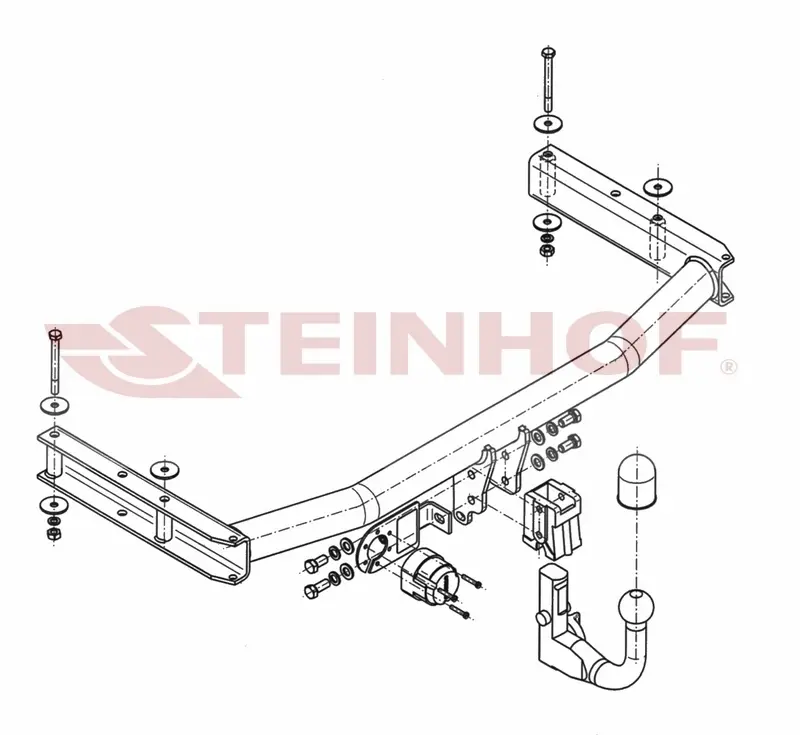 Tilhengerfeste AUDI A4 B6 Sedan / Stasjonsvogn (inkl. Quattro) 11/2001 - 2004 – bilde 5