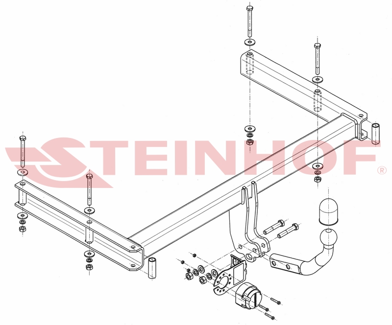 Tilhengerfeste Audi A5 8T 2007 - 2016 – bilde 2