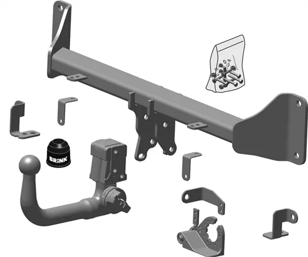 Tilhengerfeste avtagbart Citroen C3 III 2016 - 2024 / Peugeot 208 I 2012 - 2019 Image 5