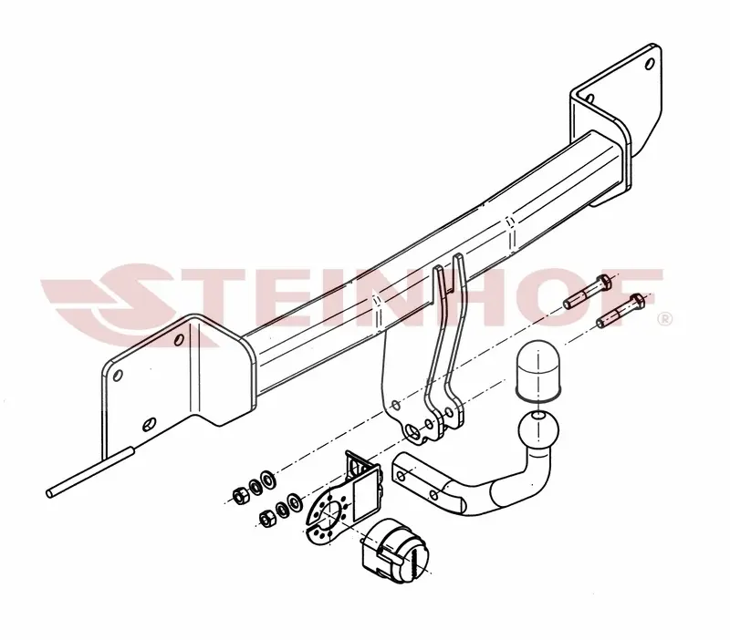 Tilhengerfeste BMW 3 (E91) 2005 - 2013 / BMW 1 (E87 / E82 / E81) 2004 - 2011 – bilde 2