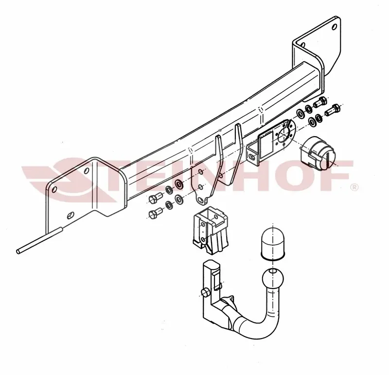 Tilhengerfeste BMW 3 (E91) Touring 2004 - 2012 / BMW 1 Serie E87 2004-2011 – bilde 2