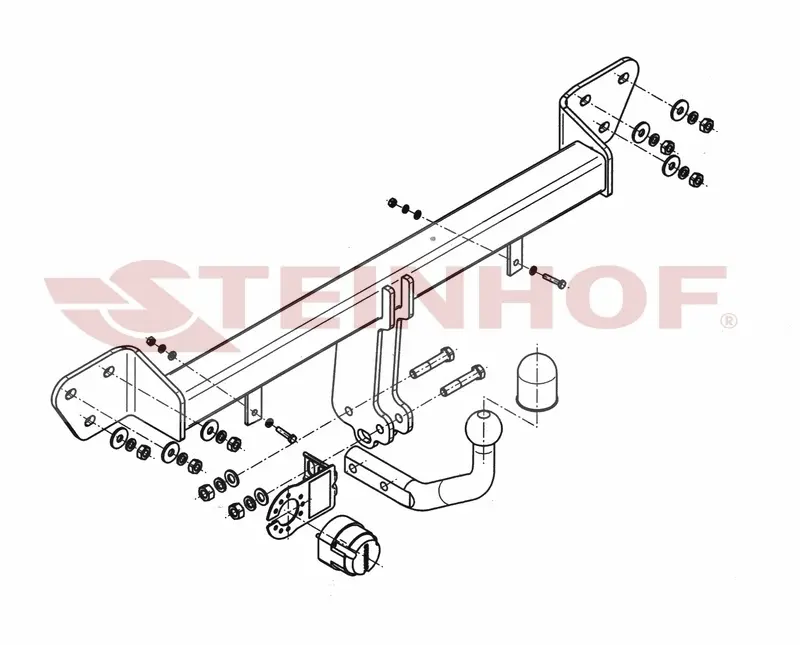 Tilhengerfeste BMW 7 (E65 / E66) 2001 - 2008 – bilde 2