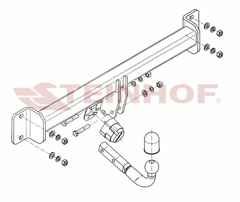 Tilhengerfeste BMW X3 (E83)(E83LCI) 2004 - 2010 – bilde 2