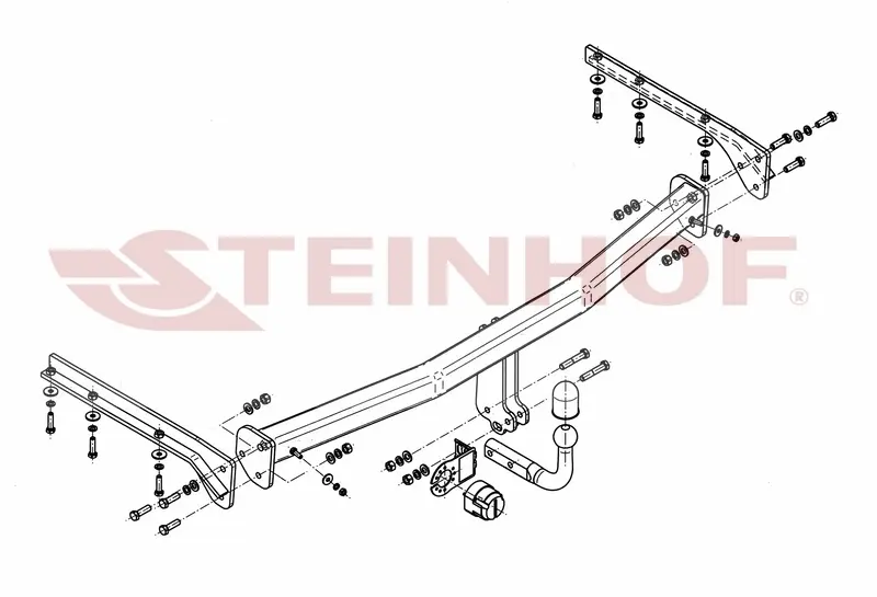 Tilhengerfeste CHRYSLER Voyager (LWB) (Stow'n Go) 2005 - 2008 – bilde 2