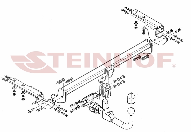 Tilhengerfeste CITROEN C4 II 5D 11/2010 - 2017
