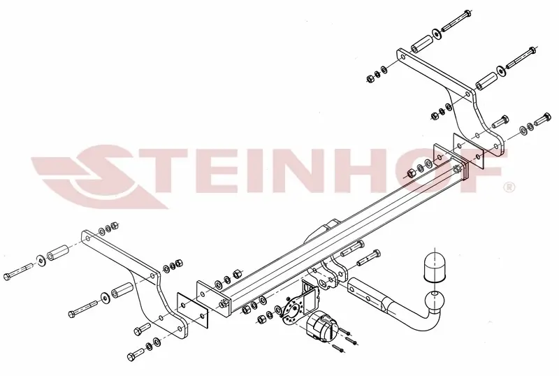 Tilhengerfeste Dacia Duster I 2010 - 2013 – bilde 2